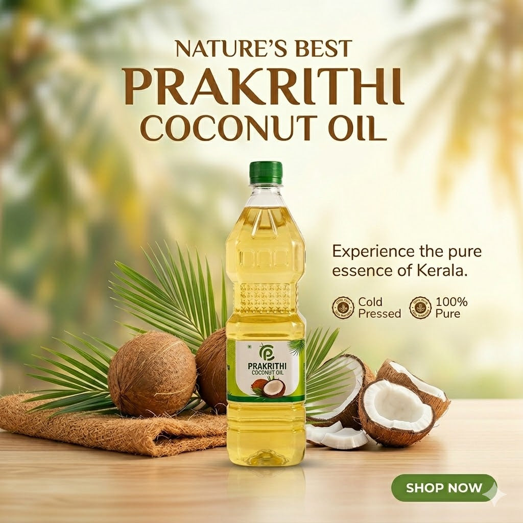 Virgin Coconut Oil (Cold Pressed) – 100% Pure & Unrefined