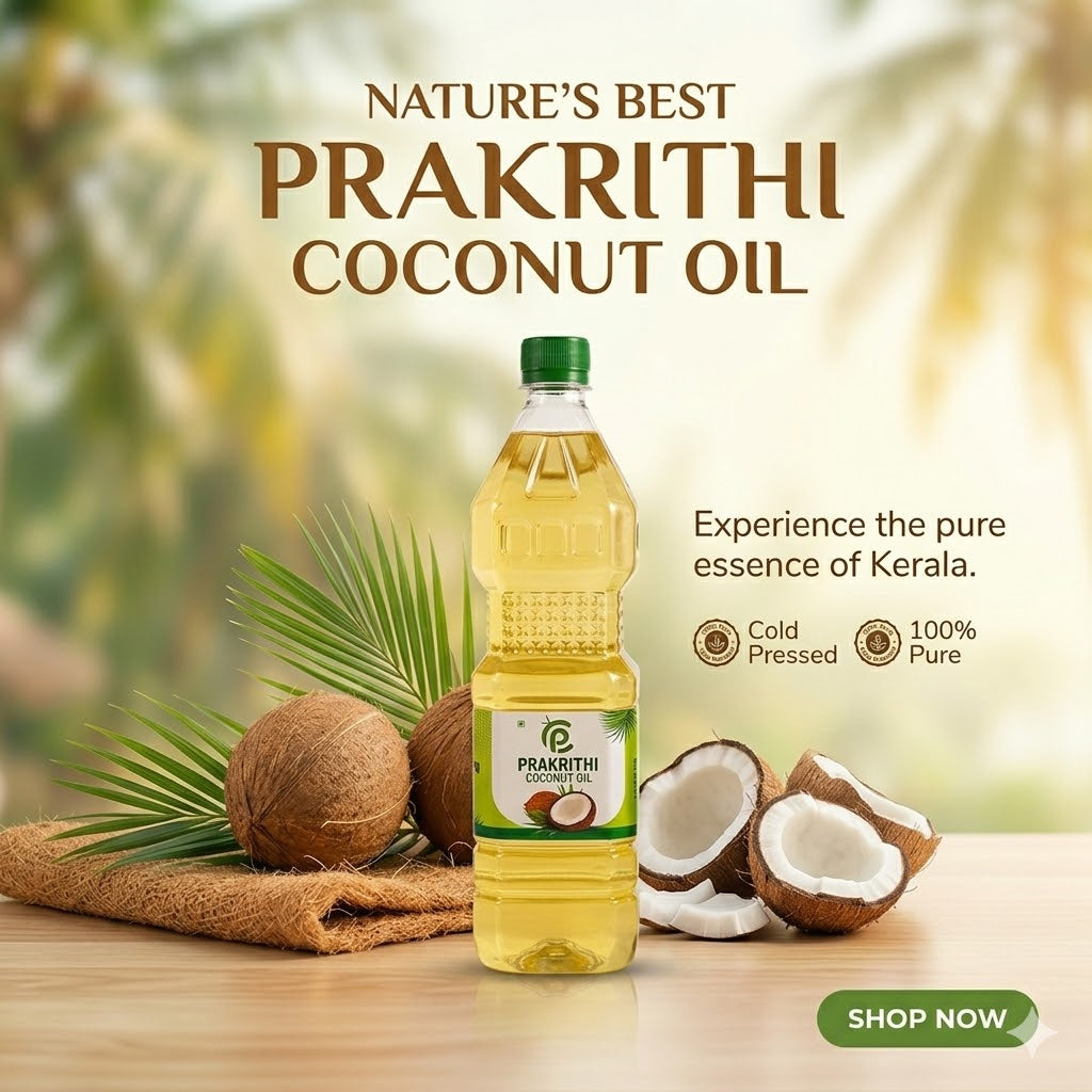 Virgin Coconut Oil (Cold Pressed) – 100% Pure & Unrefined