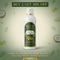 Bottle of Shine Rootz Herbal Hair Oil on a white background